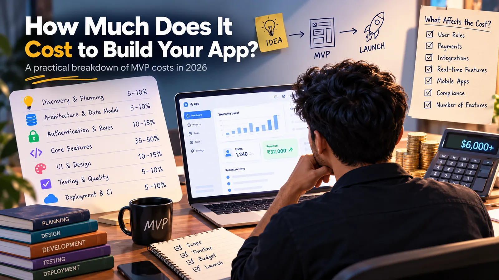 How Much Does a Web App MVP Really Cost in 2026? A Line-by-Line Breakdown