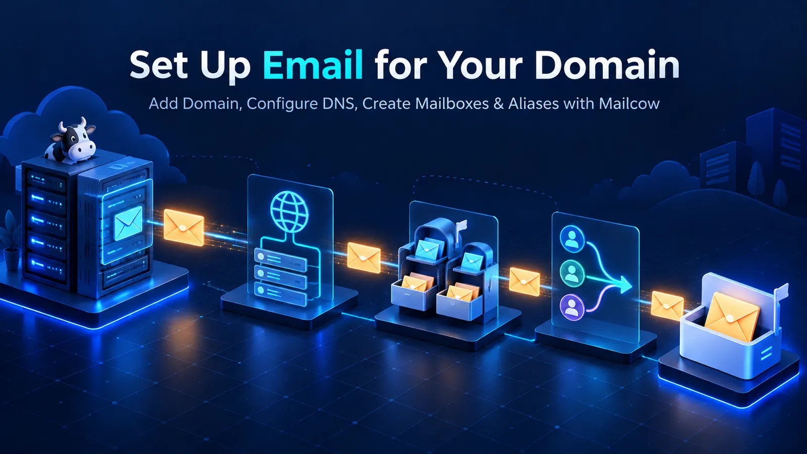 Adding a Custom Domain to mailcow: DNS, Mailboxes and Aliases